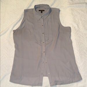 Banana Republic Soft Gray Blouse